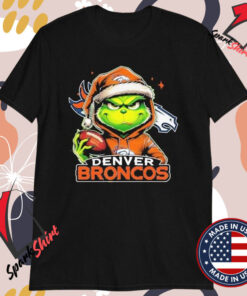 The Grinch Denver Broncos Christmas T-shirts