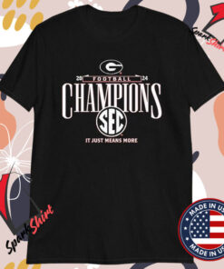 Georgia Bulldogs 2024 SEC Football Conference Champions It Just Means More T-Shirts