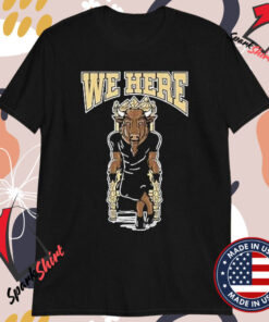 Colorado Buffaloes We Here Mascot T-shirts