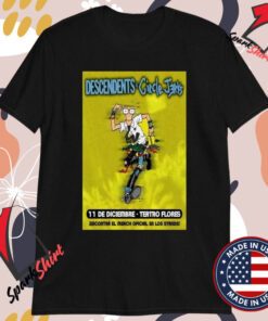 Circle Jerks & Descendents Teatro Flores December 11, 2024 Show T-shirts