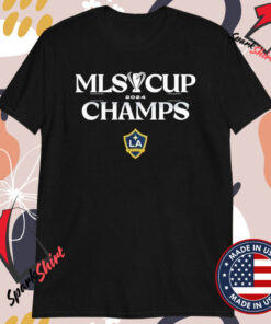 LA Galaxy 2024 MLS Cup Champions Standard Whistle T-Shirts