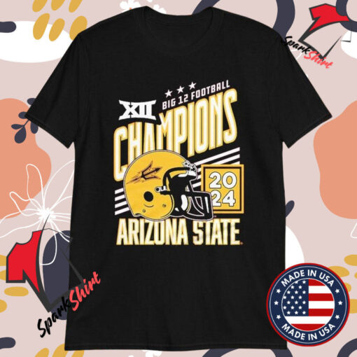 Arizona State Sun Devils Big 12 Champions 2024 T-shirts