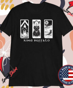 King Buffalo Tarot Card T-shirts