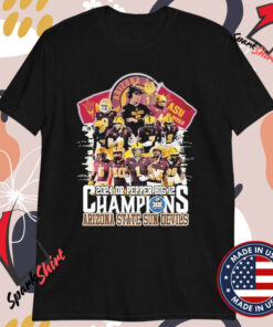 Arizona State Sun Devils Dr. Pepper Big 12 Champions Of 2024 T-Shirts