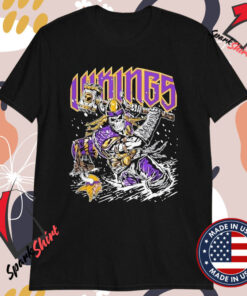 Warren Lotas Blizzard Minnesota Vikings T-Shirts