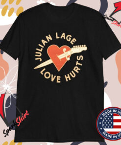 Julian Lage Love Hurts Heart Sword T-shirts