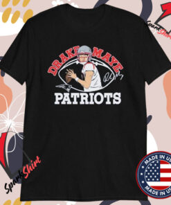 New England Patriots Drake Maye Signature T-shirts