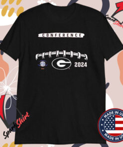 Georgia Bulldogs 2024 SEC Football Conference Champions Endzone Rush T-Shirts